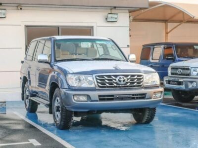 2007 Toyota Land Cruiser GX 4.5L 6 Cylinder Engine 2007 Manual Blue Beige