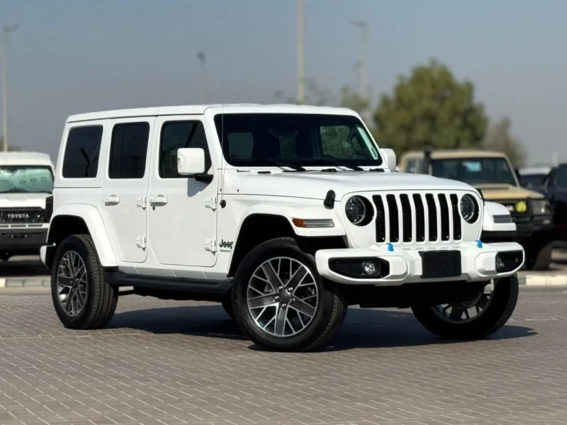 Jeep Wrangler Wrangler 4XE 2.0L Turbo PHEV 2023 White Black