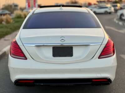 2014 Mercedes-Benz S 550 4.7L V8 Bi-Turbo White Black