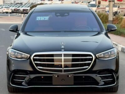 2021 MERCEDES BENZ S 500 V6 Black-Brown AUCTION GRADE 4.5/A