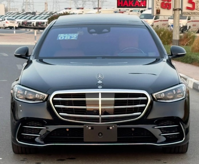 2021 MERCEDES BENZ S 500 V6 Black-Brown AUCTION GRADE 4.5/A