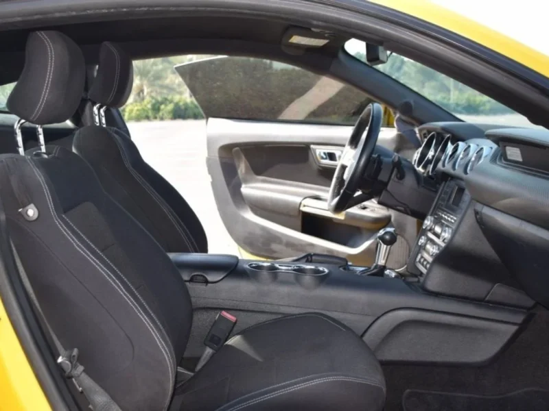 2015 Ford Mustang Premium Ford 3.7 litre 6 Cylinder Engine Yellow Black