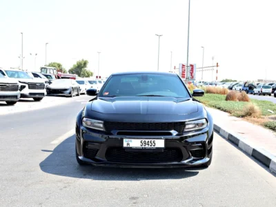 2017 Dodge Charger SXT MID 6 Cylinders Engine GCC Specs Black Sedan