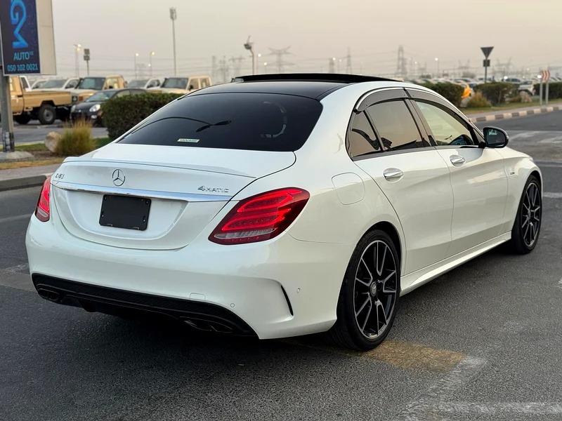 2016 Mercedes-Benz C-Class C43 AMG 4Matic White Red in Perfect Condition