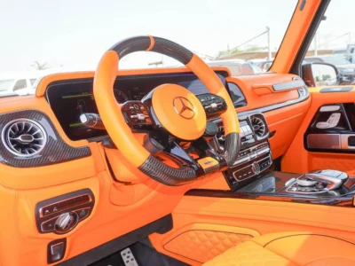 2024 Mercedes-AMG G 63 BRABUS 800 8 Cylinders Engine Blue Orange