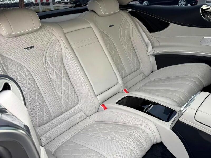 2015 Mercedes-Benz S-Class S 63 AMG Coupe 8 Cylinder Engine Blue Beige