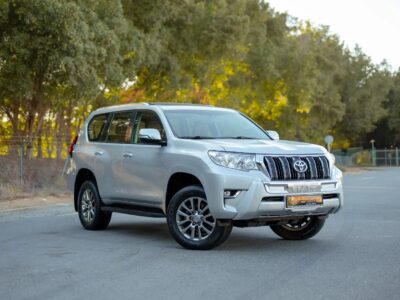 2019 Toyota Prado VXR 4 Cylinder Engine 4WD GCC Specs Silver Brown