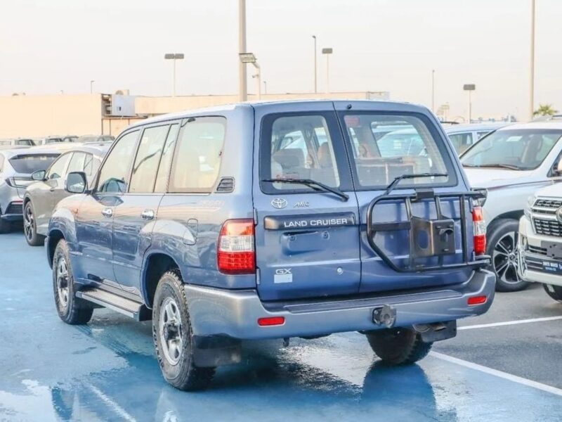2007 Toyota Land Cruiser GX 4.5L 6 Cylinder Engine 2007 Manual Blue Beige