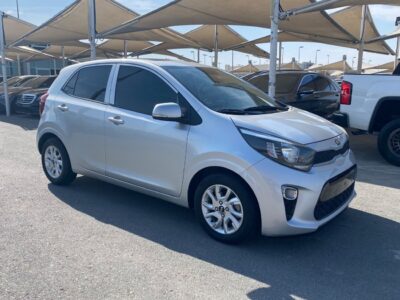 2018 Kia Picanto Top 1.2L Petrol GCC Specs Silver Grey Sedan