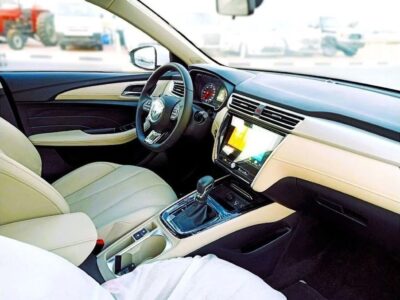 MG 5 MG 5 LUXURY 1.5L AT 2023 MODEL WHITE BEIGE COLOR