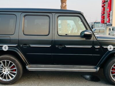 2019 MERCEDES BENZ G 550 4.0L biturbo V8 FULL OPTION Black Red