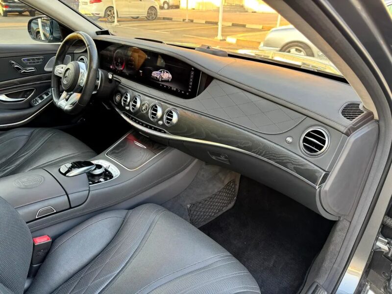 2018 Mercedes-Benz S-Class S 63 AMG Excellent Condition Grey Black