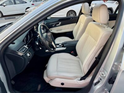 2014 Mercedes-Benz E 400 3.0-litre 6-Cylinder Engine Silver Beige