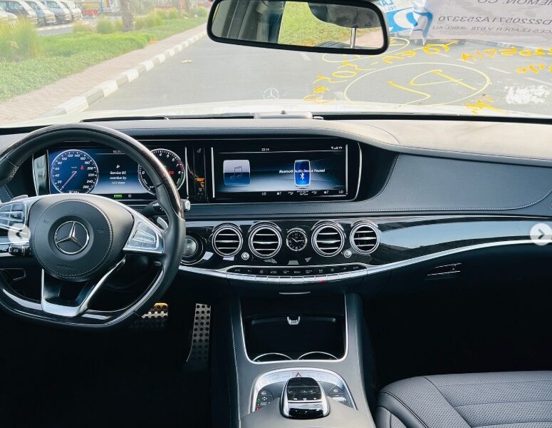 2016 HYBRID MERCEDES BENZ S 400 h 3.5-liter V6 Petrol Engine White