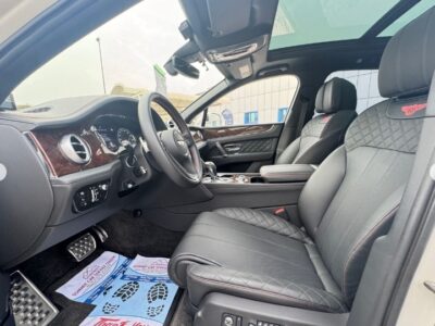 2017 BENTLEY BENTAYGA MULLINER 6.0-liter twin-turbocharged W12 White