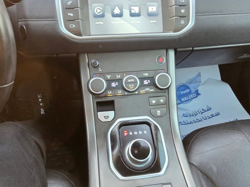 2019 Land Rover Range Rover Evoque 2.0-liter Turbocharged 4-Cylinder Black