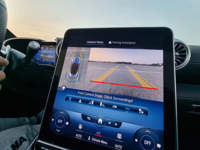 2022 Mercedes-AMG SL 55 4.0-liter V8 biturbo Engine Silver