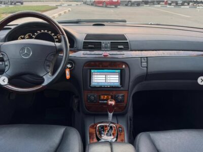 2003 MERCEDES BENZ S 600 L V12 AUCTION GRADE 4/B Black White