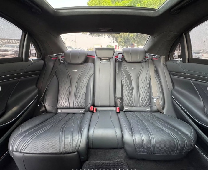 2015 MERCEDES BENZ S 63 AMG V8 AUCTION GRADE 4/B Black