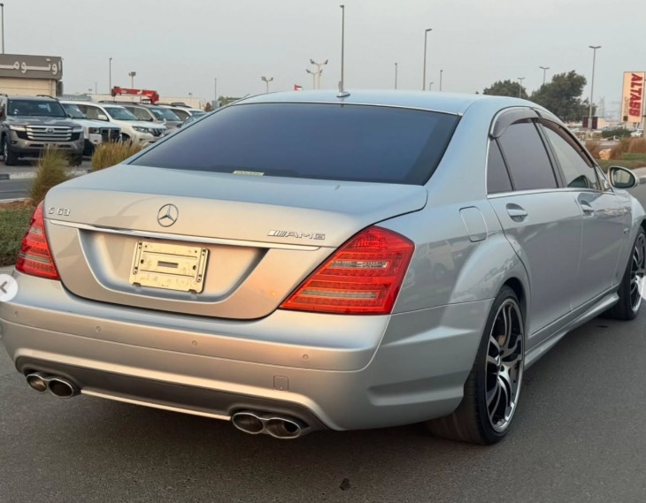 2008 MERCEDES BENZ S 550 Body Kit S63 AMG V8 AUCTION GRADE 4.5/B Silver