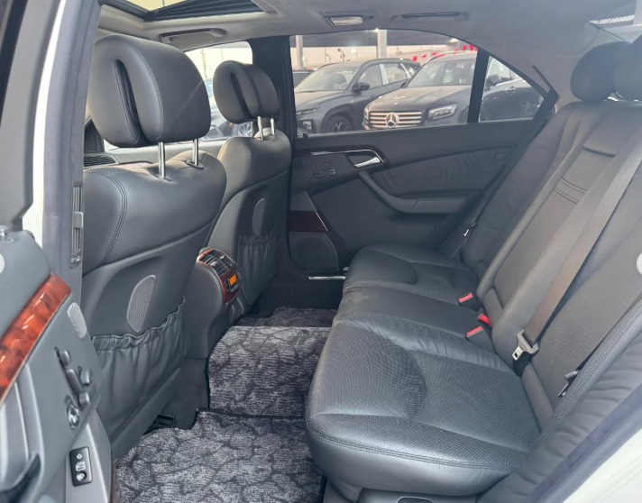 2003 MERCEDES BENZ S 600 L V12 AUCTION GRADE 4/B Black White
