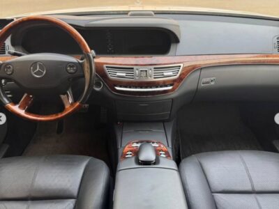 2008 MERCEDES BENZ S 550 Body Kit S63 AMG V8 AUCTION GRADE 4.5/B Silver
