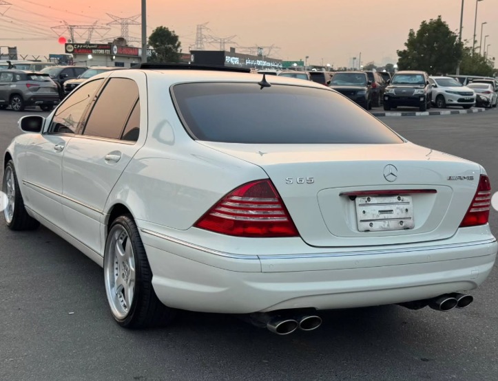2003 MERCEDES BENZ S 600 L V12 AUCTION GRADE 4/B Black White