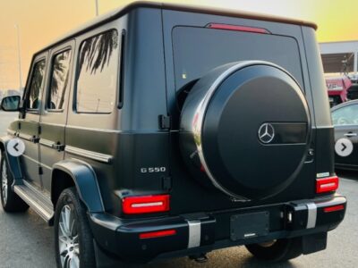 2019 MERCEDES BENZ G 550 4.0L biturbo V8 FULL OPTION Black Red