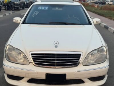 2003 MERCEDES BENZ S 600 L V12 AUCTION GRADE 4/B Black White