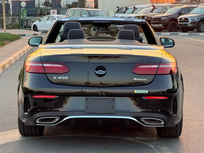 2021 Mercedes-Benz E-Class E450 Convertible Excellent Condition Black