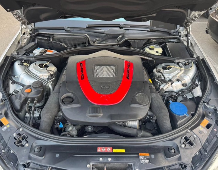 2008 MERCEDES BENZ S 550 Body Kit S63 AMG V8 AUCTION GRADE 4.5/B Silver