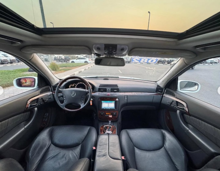 2003 MERCEDES BENZ S 600 L V12 AUCTION GRADE 4/B Black White