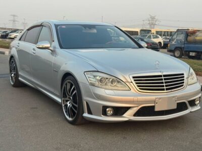 2008 MERCEDES BENZ S 550 Body Kit S63 AMG V8 AUCTION GRADE 4.5/B Silver