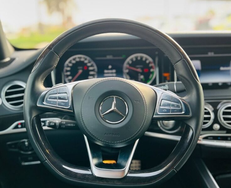 2016 HYBRID MERCEDES BENZ S 400 h 3.5-liter V6 Petrol Engine White