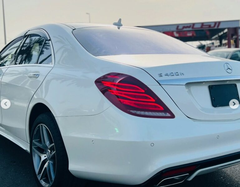 2016 HYBRID MERCEDES BENZ S 400 h 3.5-liter V6 Petrol Engine White