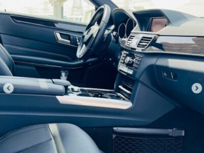 2015 MERCEDES BENZ E300 2.1L turbocharged 4-cylinder engine White Black