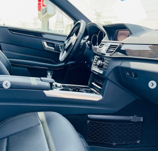 2015 MERCEDES BENZ E300 2.1L turbocharged 4-cylinder engine White Black