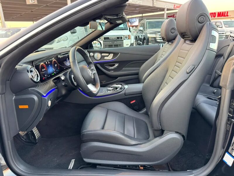 2021 Mercedes-Benz E-Class E450 Convertible Excellent Condition Black