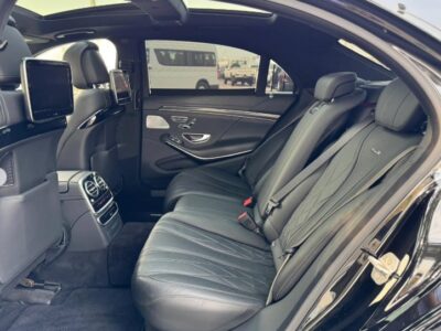 2015 MERCEDES BENZ S 63 AMG V8 AUCTION GRADE 4/B Black