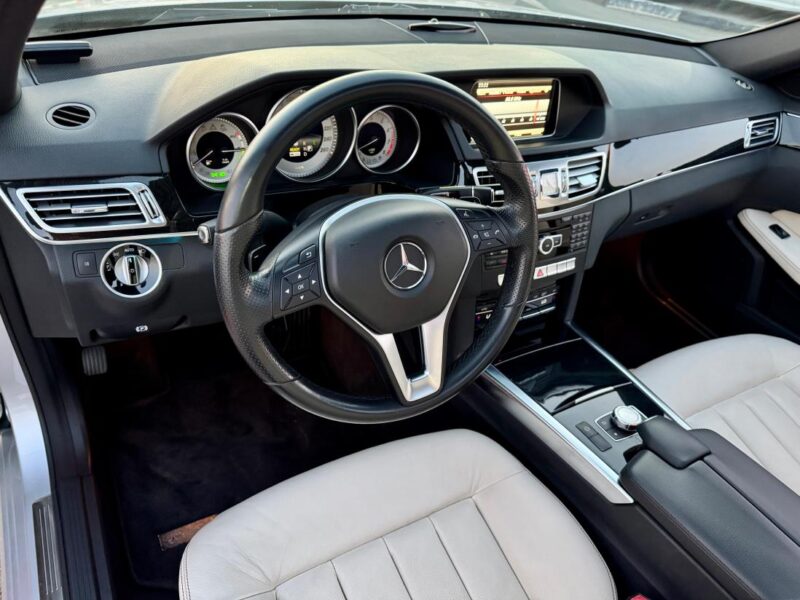 2014 Mercedes-Benz E 400 3.0-litre 6-Cylinder Engine Silver Beige