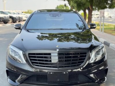 2015 MERCEDES BENZ S 63 AMG V8 AUCTION GRADE 4/B Black