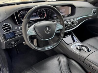 2015 MERCEDES BENZ S 63 AMG V8 AUCTION GRADE 4/B Black