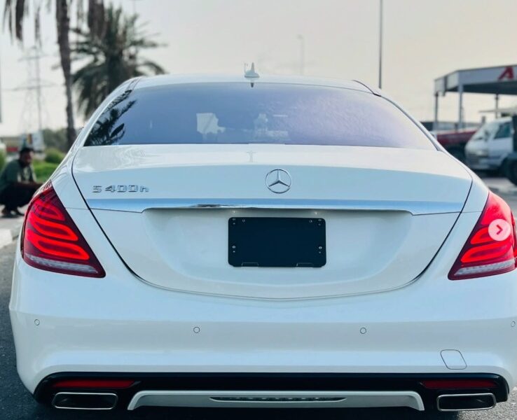 2016 HYBRID MERCEDES BENZ S 400 h 3.5-liter V6 Petrol Engine White