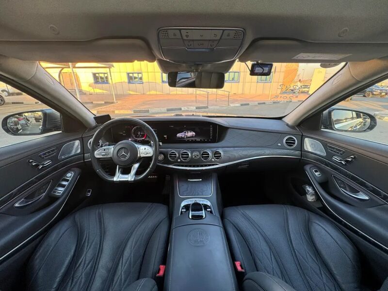 2018 Mercedes-Benz S-Class S 63 AMG Excellent Condition Grey Black