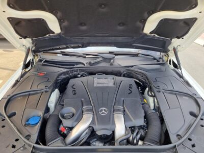 2015 Mercedes-Benz S 500 L 4.0L twin-turbo V8 Engine White Grey