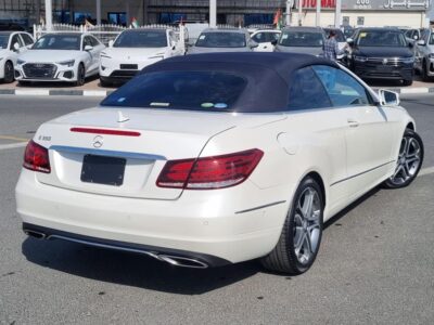 2014 Mercedes-Benz E 350 3.5 Liters V6 Engine White Black
