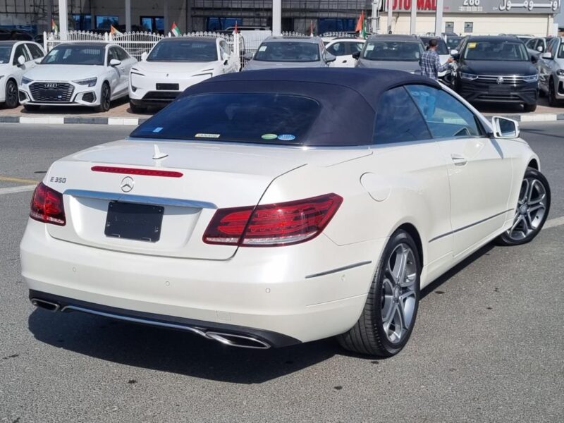 2014 Mercedes-Benz E 350 3.5 Liters V6 Engine White Black