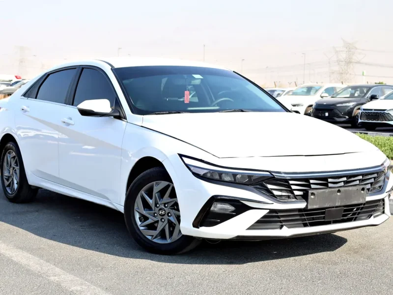 2024 Hyundai Elantra Other 4 Cylinder Engine GCC Specs White Black