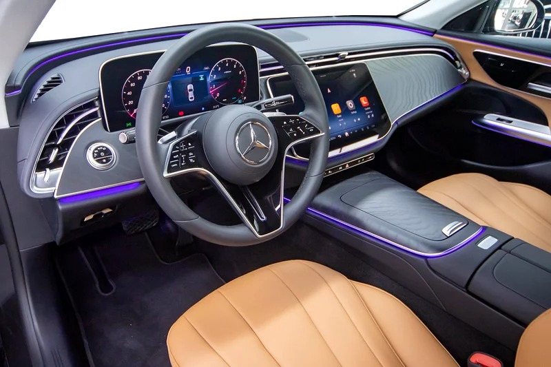 2024 Mercedes-Benz E-Class E 200 4 Cylinder Engine Black Tan