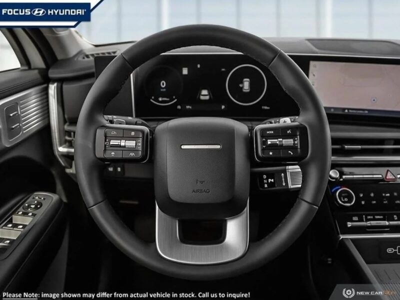 Hyundai Santa Fe NEW 2024 Hyundai 2.5T Luxury AWD 7-Pass White Black